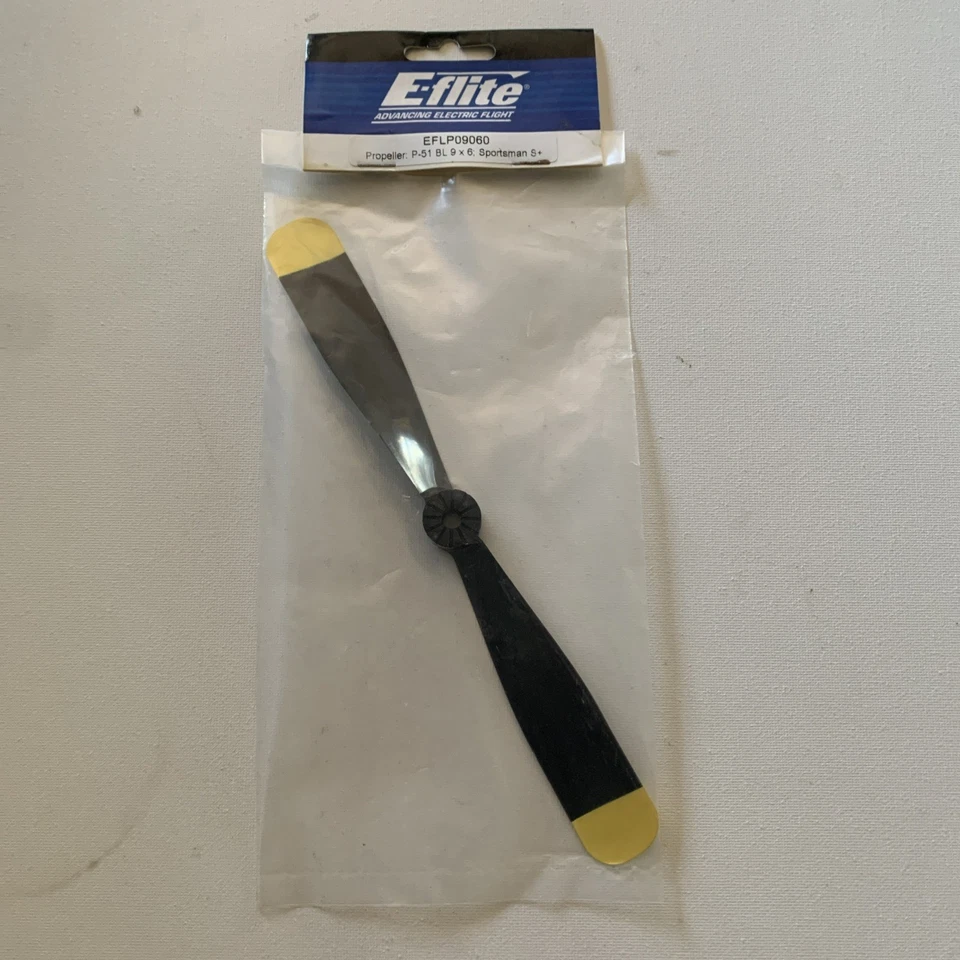 E-Flite P-51 BL 9x6 Sportsman S Propeller EFLP09060 NEW - Image 1 of 3