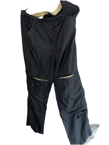 Men’s M Gray Convertible Zip Nike Track Pants VTG Pockets Adjustable Windbreaker - Picture 1 of 8
