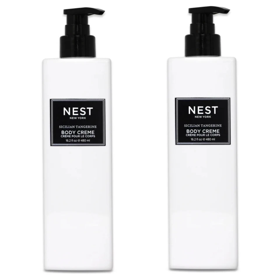 Nest Sicilian Tangerine Body Cream Set of 2 Bundle Jumbo 16oz New - Image 1 of 1