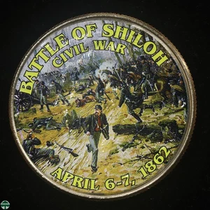 Civil War Commemorative Half Dollar - Battle of Shiloh April 6-7 1862 - Picture 1 of 2