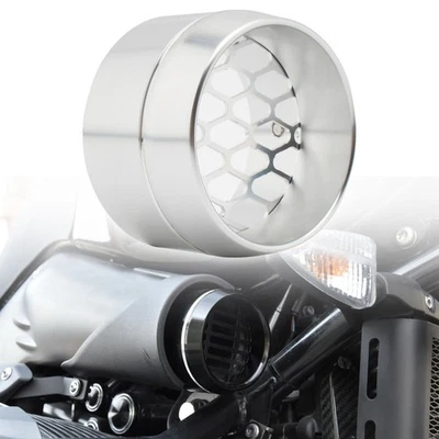 Copertura aspirazione aria rete filtro Bellmouth alto flusso per BMW R Nine T R9T argento - Immagine 1 di 4