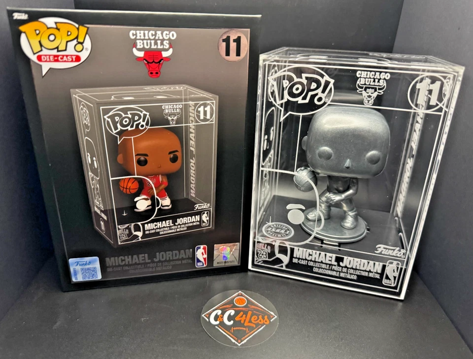 Funko Pop 🏀 #11 Michael Jordan 🏀 Die Cast 💎Funko Exclusive💎 🔥 Chase 🔥