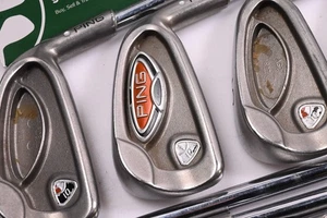 Ping i10 Irons / 3-PW+LW / White Dot / Regular Flex Ping AWT Shafts - Picture 1 of 7