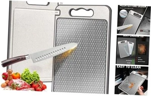 Titanium Cutting Boards for Kitchen, Double Sided Chopping Boards with Handle, - Picture 1 of 8
