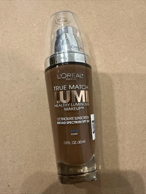 L’Oreal True Match Lumi C7-8 Nut Brown Cocoa Cool * 1 Oz Foundation New Unopened - Image 1 of 4