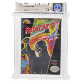 Graded NES Cart in Box Sealed - Friday The 13th WATA 9.4/A+