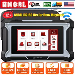 ANCEL Fit For BENZ All System OBD Diagnostic tool Bidirectional OBD2 Code Reader - Picture 1 of 12