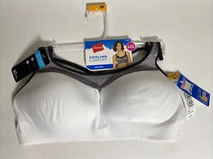 Hanes Cooling Comfort Pullover Bra CHOOSE YOUR SIZE NWT Lightly Padded - Picture 1 of 7