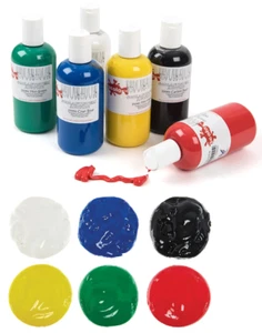 SCOLA SYSTEM ACRYLIC PAINT 150ml SET 6 COLOURS ARTIST HEAVY BODY DALER ROWNEY - Picture 1 of 3