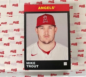 Mike Trout 2021 Topps 582 Montgomery Club LOST DESIGN SET #5 Card #5 ANGELS