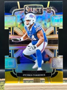 2023 Select Football - O'Cyrus Torrence RC - Concourse Black/Yellow DieCut - 12 - Picture 1 of 2
