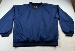 Forrester's Portland Oregon Vintage Pullover Windbreaker Men's XL Navy - Picture 1 of 9