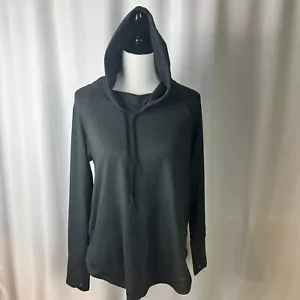 Athleta Uptempo Hoodie Sweatshirt Damen Medium Taschen Training anthrazit grau - Bild 1 von 7