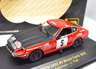Modellino auto rally scala 1:43 Datsun 240Z IXO diecast modellismo statico car - Immagine 1 di 3