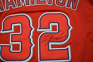 Josh Hamilton Los Angeles Angels Signed Autographed Jersey NEW WITH TAGS BN AA - Picture 1 of 4