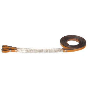 Neu! Silber FERRULED SHOW SPLIT REINS mit Silber Conchos Chicago Schraube Bit Enden - Bild 1 von 3