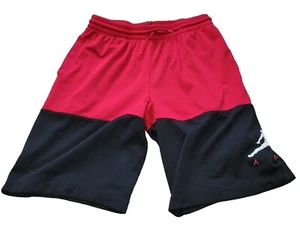 Nike Air JORDAN youth Red Black Jumpman Basketball Shorts Large 12-13 YRS - Picture 1 of 5
