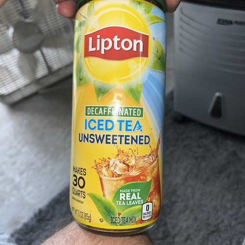 Lipton Black Iced Tea Mix Decaffeinated Unsweetened 30 Qt eBay