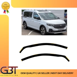 PARA FORD TRANSIT CONNECT 2/4 PUERTAS 2020+ DEFLECTORES DE VIENTO TINTADOS 2 PIEZAS ESTILO HEKO - Imagen 1 de 6