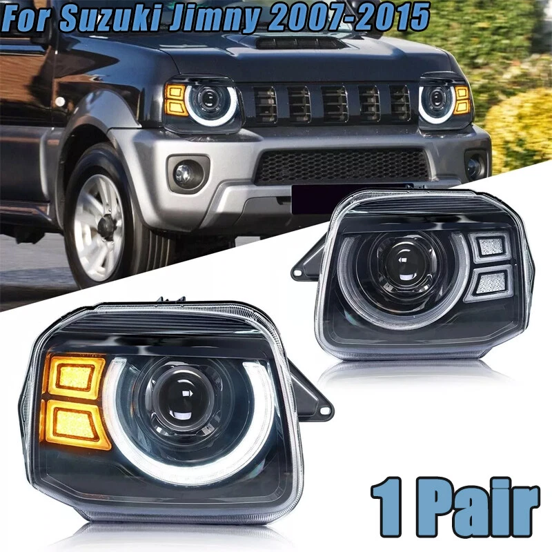 Left Right LED Headlight Front Headlamp For Suzuki Jimny 2007-2015 - Image 1 of 4