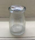 1940's Glass Candy Container Boston Bean Kettle 3/8 Oz With Lid Rare