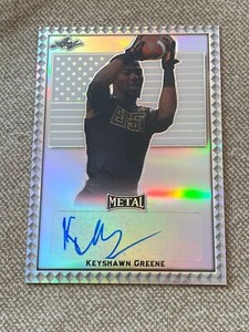 KEYSHAWN GREENE 2020 Leaf Army All-American AUTOGRAPH #18/20 FAU Nebraska