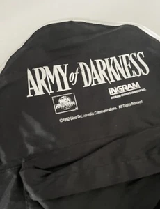 Evil Dead Army of Darkness Black Vintage 1992 Rare Official Merch backpack - Picture 1 of 11