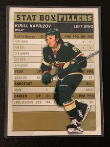 2023-24 UPPER DECK STAT BOX FILLERS GOLD PARALLEL #SB-20 Kirill Kaprizov