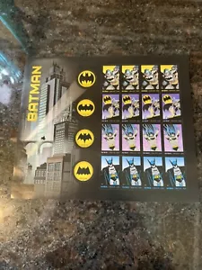 US #4935A/B 2014 BATMAN-PANE OF 20 FOREVER IMPERFORATE STAMPS- MINT NEVER HINGED - Picture 1 of 4