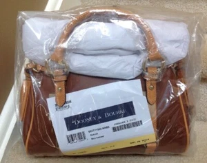 Dooney & Bourke City Small Satchel in NATURAL $368 (Factory Sealed) - Picture 1 of 5