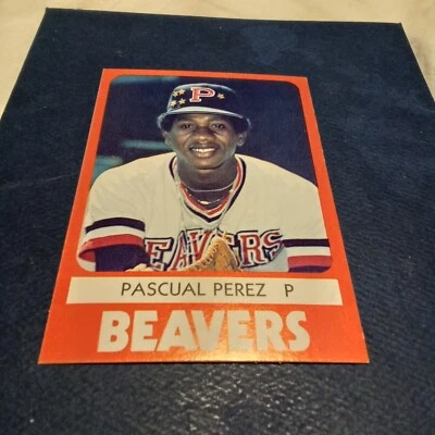 1980 TCMA Pascual Perez Portland Beavers #7 - Image 1 of 2