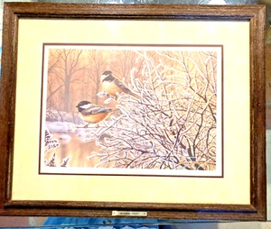 "Morning Frost" Print By Bruce Miller. Framed And Plated - Picture 1 of 4