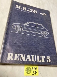 Renault 5 R5 Manuel réparation carrosserie revue Technique Automobile MR258 - Imagen 1 de 10