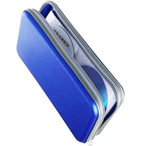 Disc CD/DVD Case Holder Storage Wallet Portable Organizer Zippper Bag Xmas Gift - Picture 1 of 15