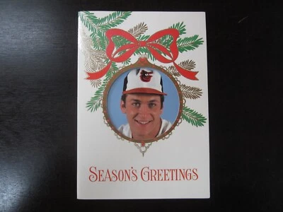 Cal Ripken Jr Autograph Signed Auto Christmas Card Baltimore Orioles JSA - Image 1 of 4