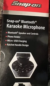 Snap-on Tools Karaoke Microphone Bluetooth New In Box - Picture 1 of 3