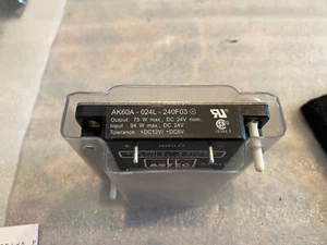 ASTEC AK60A-024L-240F03 DC/DC converter Input: 94W@18-36Vin, Output 75W@24V/3A - Picture 1 of 3