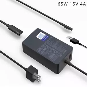 Genuine 65W Microsoft Surface Pro Book 1 2 3 4 5 6 7 X Adapter Charger 1706 1800 - Picture 1 of 7
