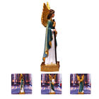 Kind Decorative Holy Resin Desktop Ornament Resin Angel Adornment Religious Gift
