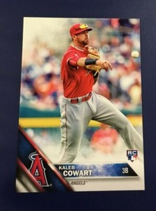 2016 Topps # 325 KALEB COWART ROOKIE RC Los Angeles Angels Nice ! 