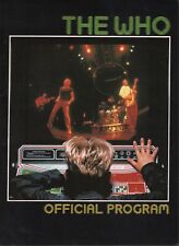 The Who 1982 Tour Official Program 062918DBE