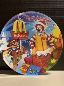 Vintage 2005 McDonald's Ronald McDonald Plate State Happy Holidays Christmas - Picture 1 of 2