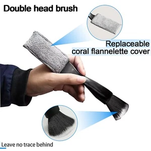 USA Car Interior Cleaning Soft Brush Instrument Panel Crevice Dust Removal Tool - Picture 1 of 12