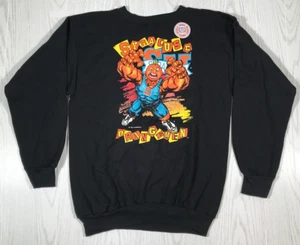 Vintage 90s Syracuse Orangemen Sweatshirt Mens XL Black Tultex Crewneck New 1992 - Picture 1 of 10