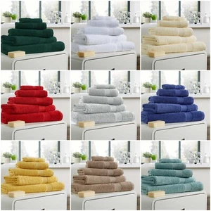 Toalla de baño y mano de calidad de hotel 500GSM sábanas de baño de algodón egipcio varios tamaños - Imagen 1 de 19