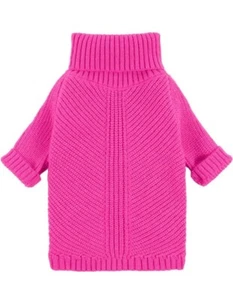 Dog Turtleneck Sweater, Dog Winter Clothes for Small Dogs Girl, Knitted Pet... - Picture 1 of 10