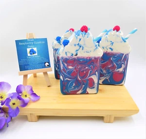 Blue Raspberry Slushie / Artisan Soap - Picture 1 of 10