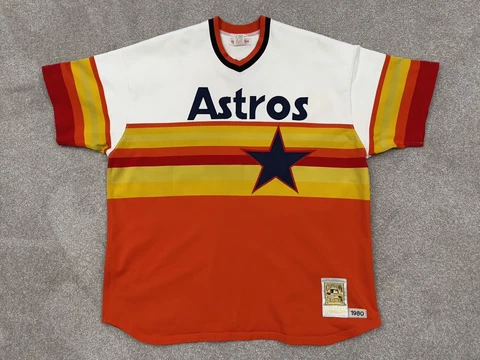 Mitchell & Ness Houston Astros 1980 Nolan Ryan Jersey Size 3XL *See Details* Cover