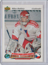 1991-92 Upper Deck Czech World Juniors Rookie Card #87 Milan Hnilicka