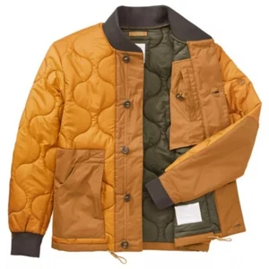 NUEVA CON ETIQUETAS Chaqueta de Bombardero Acolchada Ecoriginal para Hombre A1XM9 Negra de Trigo Talla S M L - Imagen 1 de 26